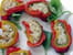 Petits rouleaux de poivrons au riz fondant