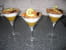 Verrine mangue-yaourt, crumble � la noix de coco