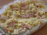 Gratin de coquillettes au jambon et salsifis