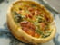 Quiche aux �pinards et au saumon fum�