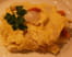 Omelette aux noix de St-Jacques et huile parfum�e