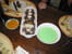 Cl�mentines au chocolat sauce menthe