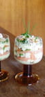 Verrine de poisson et saumon fum�