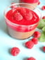 Cr�me onctueuse au chocolat et aux framboises