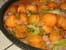 Salade de melon et crevettes flamb�es au Pastis