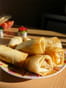 Briouats � la banane et au chocolat
