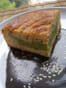G�teau basque au th� matcha et noisettes