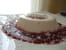 Blanc-manger coco au coulis de framboise