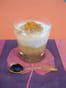 Verrine d automne aux poires, sp�culoos et confiture de vanille