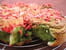 G�teau  en rose et vert (pistache et praline)
