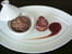 Grenadin de veau, compot�e de ch�taignes et jambon fum�