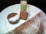 Coulant au chocolat, cr�me anglaise aux speculoos
