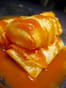 Nems de pommes au gingembre et sauce caramel