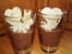 Verrines de mousse chocolat-orange