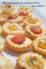 Mini tartelettes aux tomates cerises et au chèvre