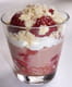 Trifle de fraises � la rose et au chocolat blanc