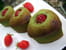 Quatre-coeurs aux th� matcha et fraises