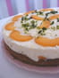 Entremets abricot rhum
