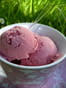 Glace au yaourt et aux fraises