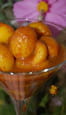 Mirabelles sauce au caramel