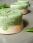 Mini bavarois aux �pinards et aux tomates s�ch�es