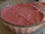 Mousse glac�e aux framboises