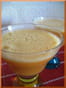 Smoothie orange, banane, fraise