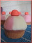 Muffins vanille-fraise