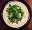 Salade verte aux topinambours