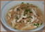 Petite soupe de poulet et crozets