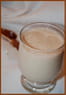 Smoothie aux pommes et � la cr�me de marrons