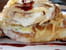 Cr�pes au roquefort et ch�vre, cordon de sirop de Li�ge