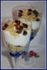 Coupes de pommes au fromage blanc