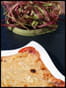 Gratin de rhubarbe aux fraises s�ch�es