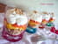 Chantilly papillon sur lit de poivrons et crumble