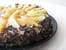 Fondant choco-caramel-poire, chantilly au pralin