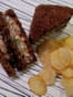 Black club sandwich aux rougets et � la feta