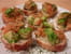 Panach� de saumon et d avocat sur toast au s�same