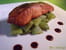 Saumon laqu� au sirop d �rable