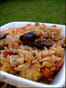 Po�l�e de riz aux foies de volaille