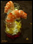 Verrine de crevette et mangue � l indienne