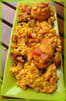 Barque d �pices chaudes coco pour l�gumes doux