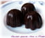 Chocolats ganache noire � l �rable