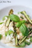 Risotto aux asperges et pointes d asperges confites