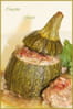 Courgette ronde farcie