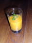 Cappuccino glac� carottes et cumin