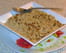 Crumble de nectarines et noix de p�can