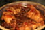 Lapin aux petits raisins sauce cassonade