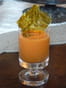 Cr�meux de poivron, whisky, caramel � l origan