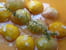 P�ches caram�lis�es au romarin